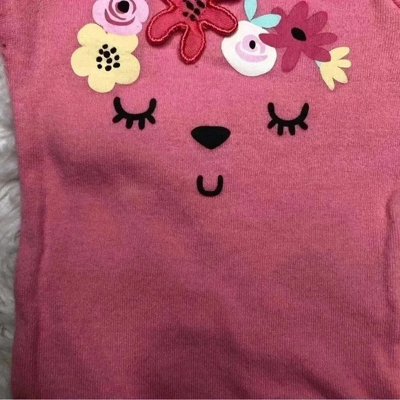 Gerber Onesie DiaperShirt Pink / Flowers /  Face Size Neworn - Picture 6 of 16
